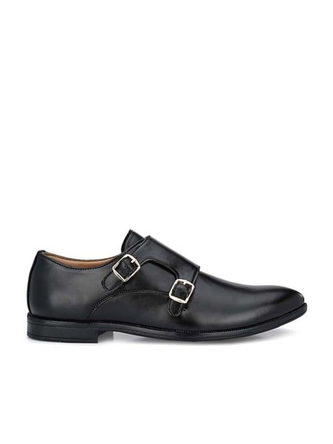 el paso men's black monk shoes