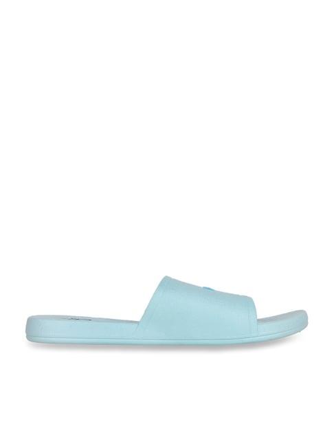 cl sport by carlton london women's sky blue slides