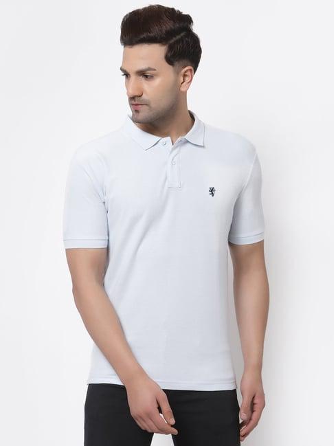 red tape light blue cotton polo t-shirt