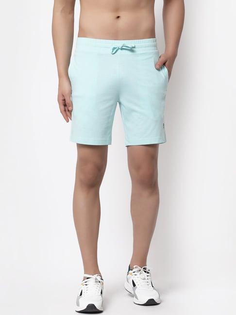 red tape aqua regular fit shorts