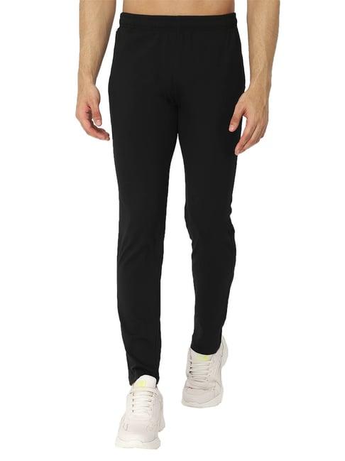 bodycare black regular fit track pants