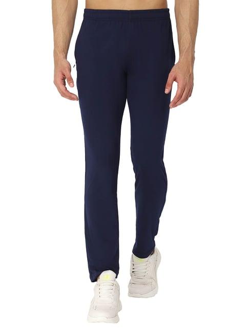 bodycare navy regular fit track pants