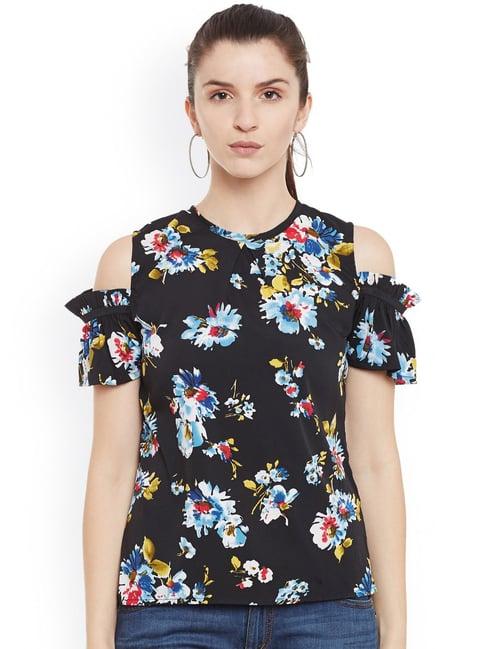 belle fille multicolor floral print top