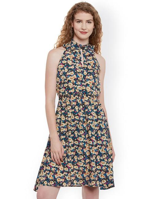 belle fille multicolor floral print dress