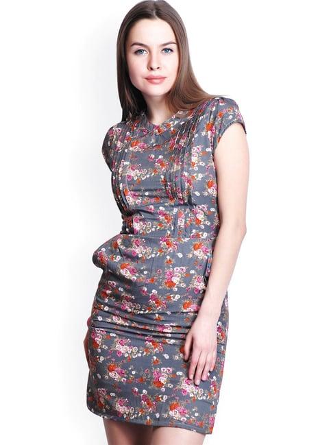 belle fille multicolor floral print dress