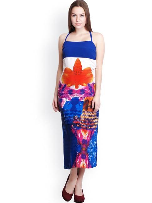 belle fille multicolor printed dress