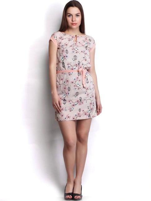 belle fille multicolor floral print dress