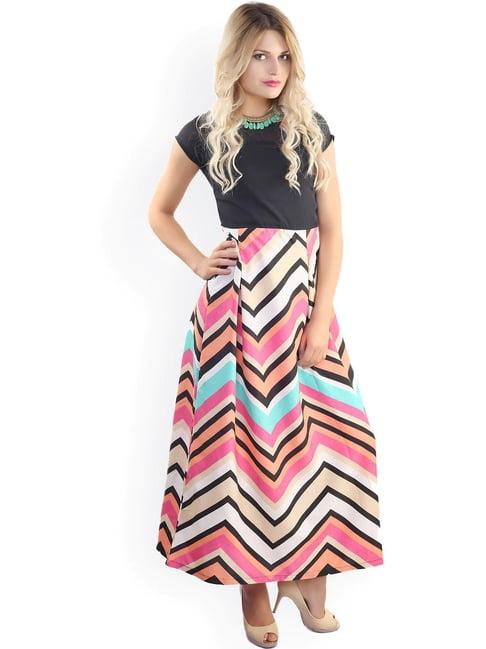 belle fille multicolor printed dress