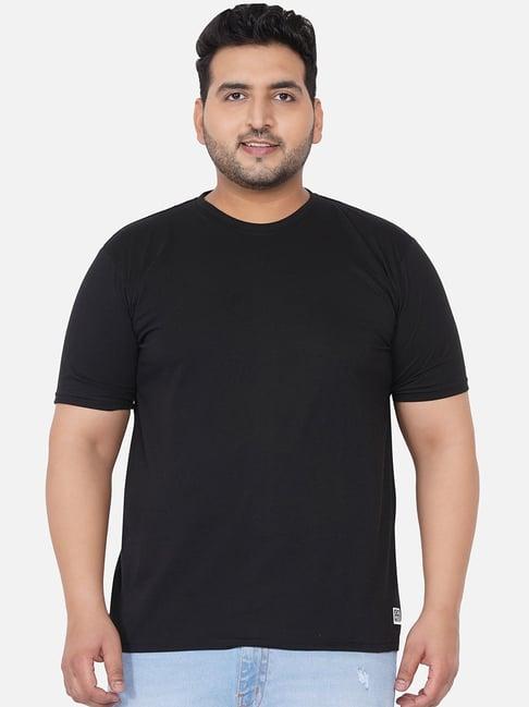 john pride black plus size crew t-shirt