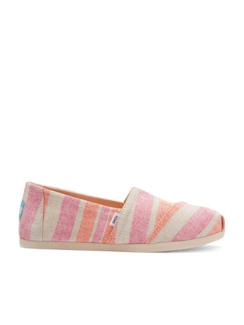 toms women's alpargata with cloudbound pink shoes