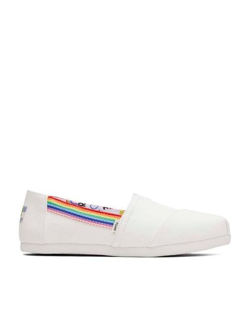 toms women's alpargata white shoes