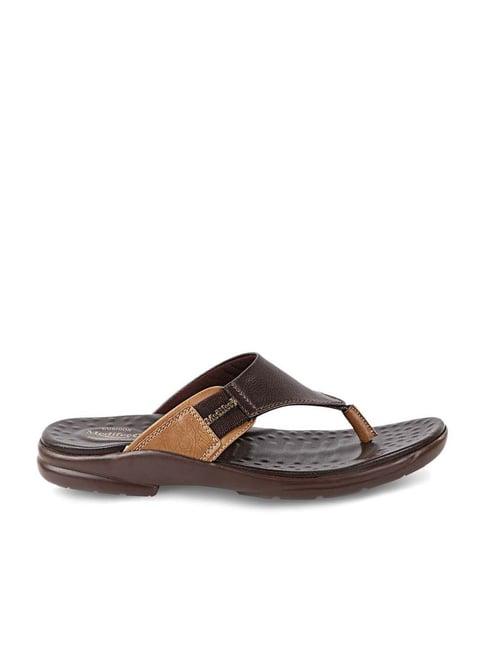 medifeet men's brown thong sandals