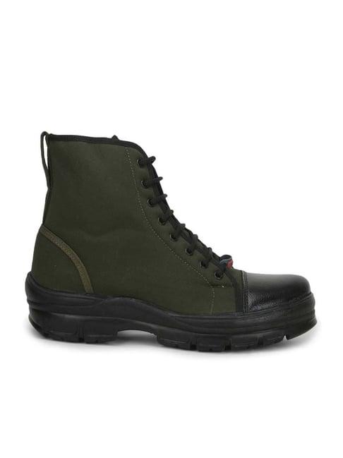 gliders by liberty men's green casual boots