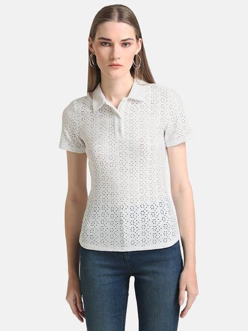 kazo white cut work top