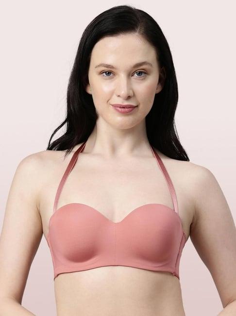 enamor peach padded bra