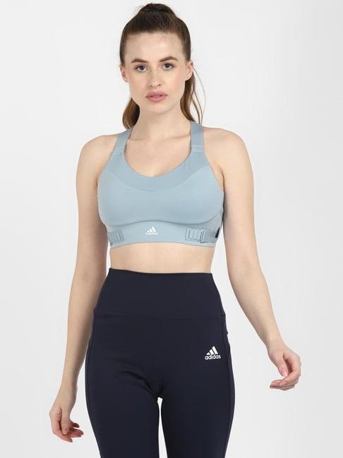 adidas grey sports bra