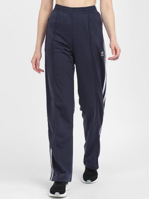 adidas originals navy striped track pants