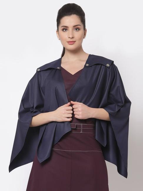 office & you blue bell sleeves cape