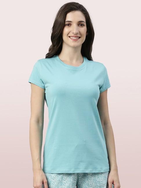 enamor turquoise t-shirt