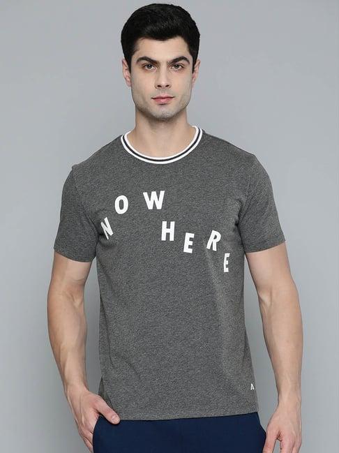 alcis grey printed t-shirt