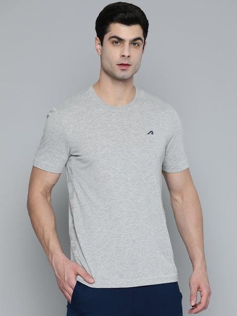 alcis light grey round neck t-shirt