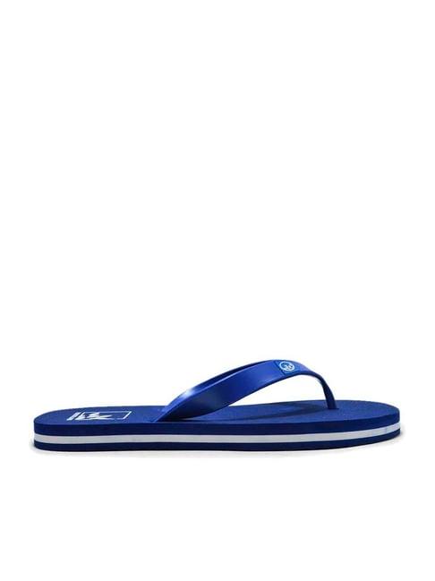 woodland men's sky blue flip flops