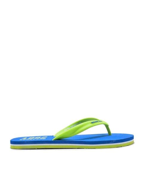 woodland men's lime yellow flip flops