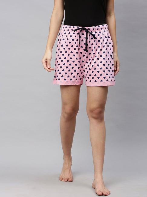 quarantine pink printed shorts