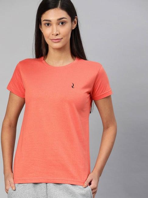 quarantine orange cotton t-shirt