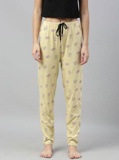 quarantine yellow printed pyjamas