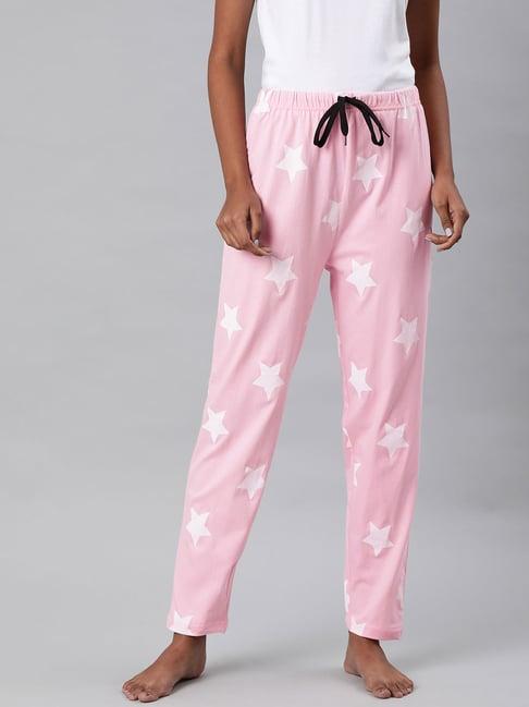 quarantine pink printed pyjamas