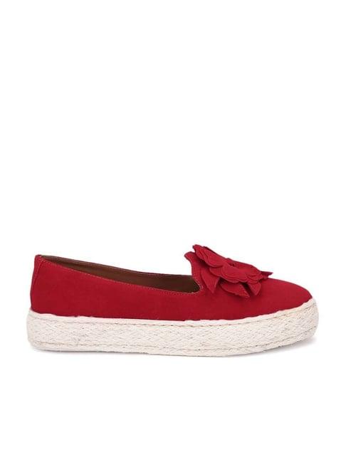 forever 21 women's red espadrille shoes