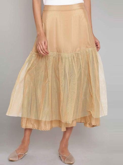 w golden regular fit skirt