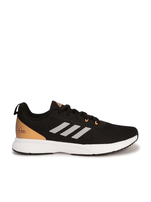 adidas men's glowrun reflective coal black running shoes