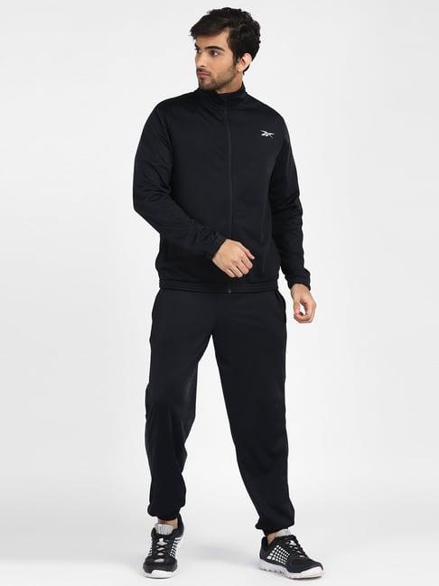 reebok black tracksuit