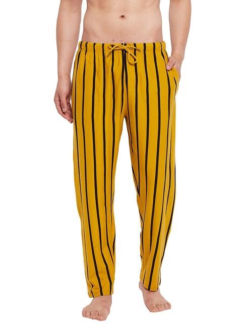 hypernation yellow & black striped pyjamas