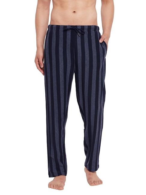 hypernation blue & grey striped pyjamas