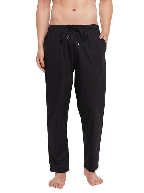 hypernation black regular fit pyjamas