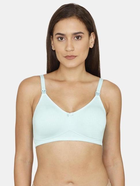 zivame light blue non-padded bra