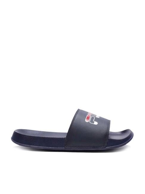 fila men's altico navy slides