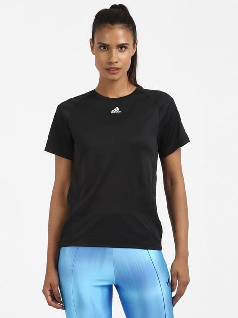 adidas black regular fit wtr t-shirt