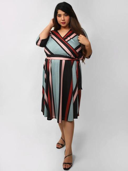 amydus multicolor striped dress