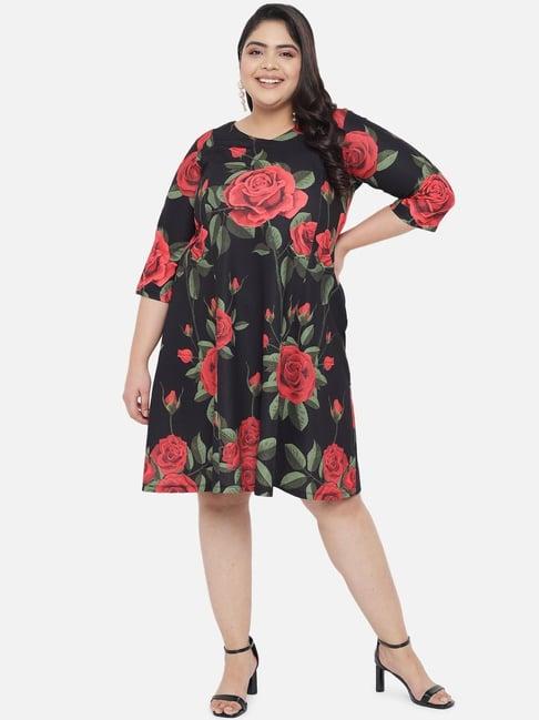 amydus multicolor floral print dress