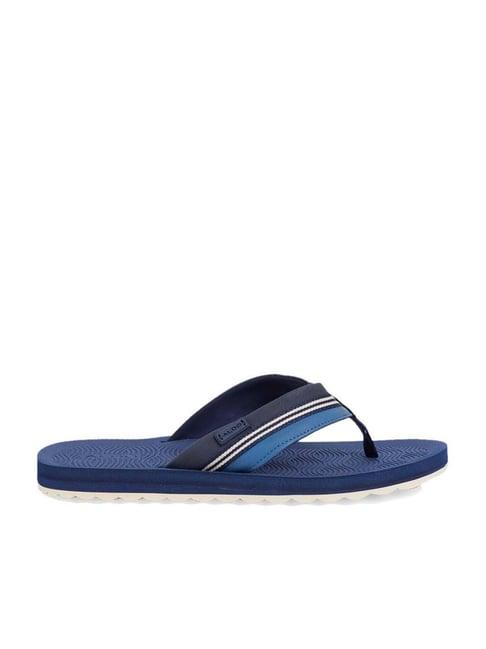 aldo men's collegiate navy flip flops