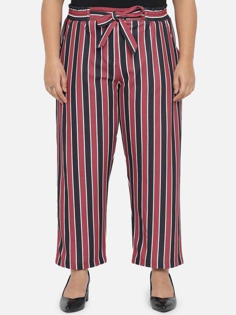 amydus multicolor striped trousers