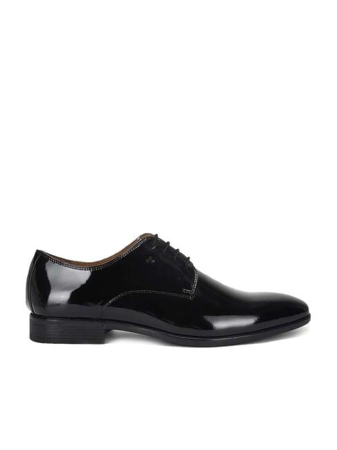 arrow men's black derby shoes