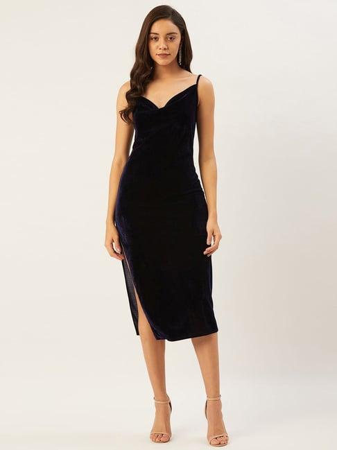 anvi be yourself navy slip dress