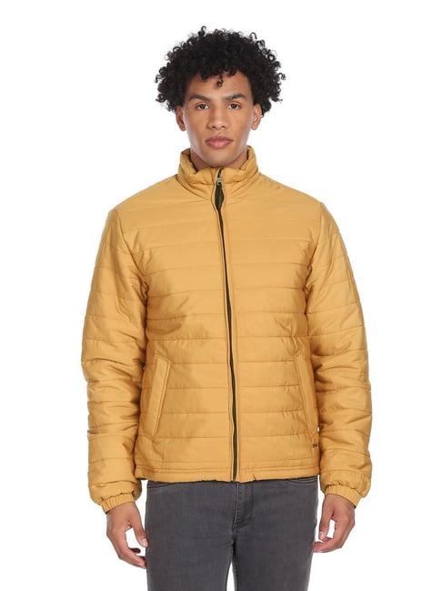 aeropostale gold regular fit jackets