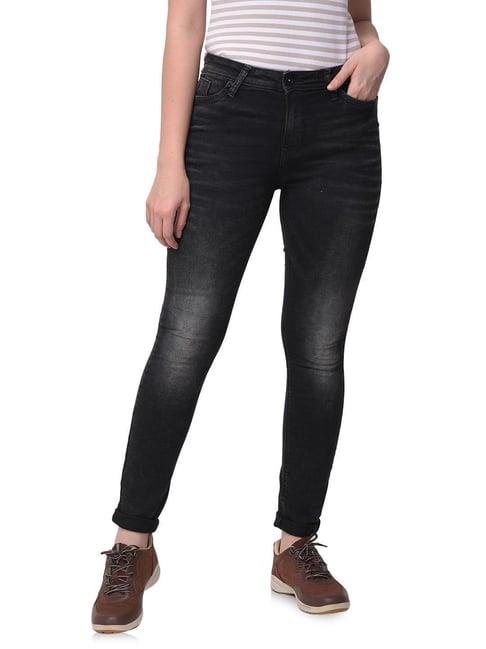 woodland black skinny fit jeans