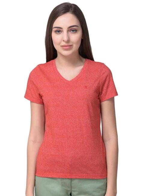 woodland red regular fit t-shirt